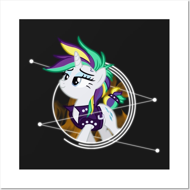 Punk Rarity Wall Art by Brony Designs